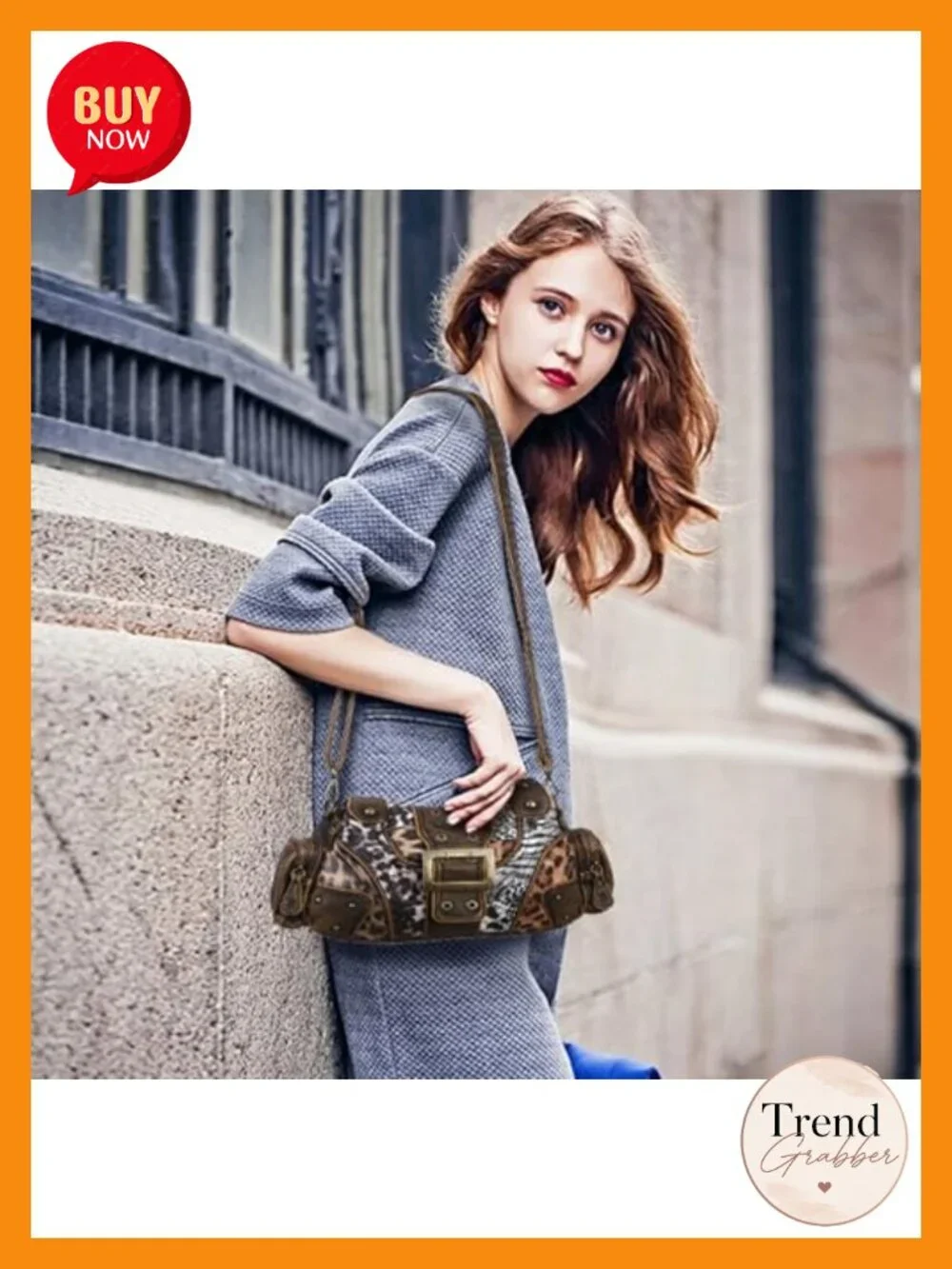 Vegan Leather Hobo Crossbody Shoulder Bag Multi-Pocket